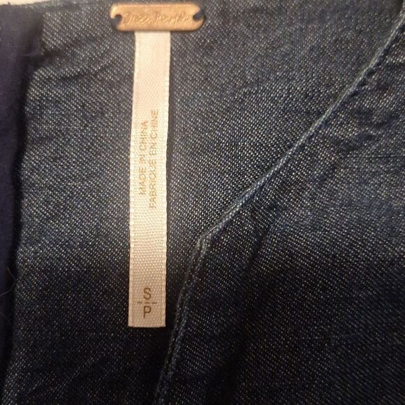 Free People Karmen denim mini dress size S - Picture 4 of 4